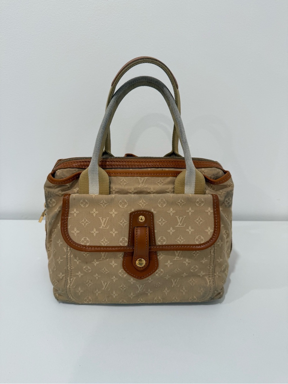 Louis Vuitton Mini Monogram Sac Mary Kate Satchel Top Handle Bag *Stains*